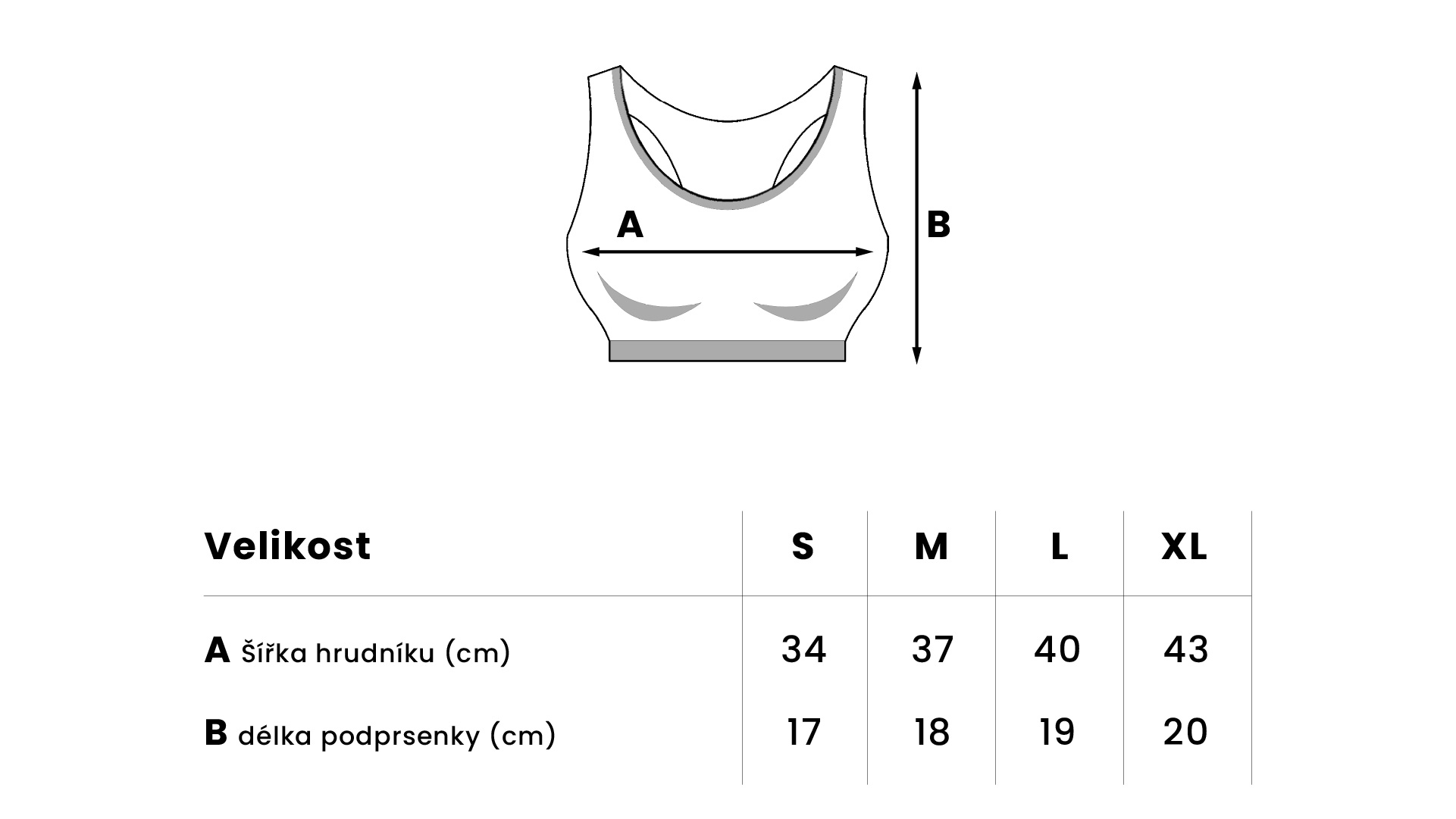 Sportovni podprsenka